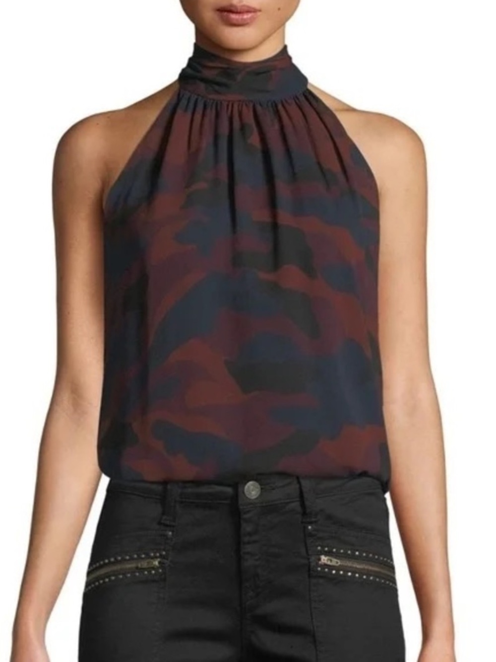 JOIE Erola B Halter Blouse Sz M